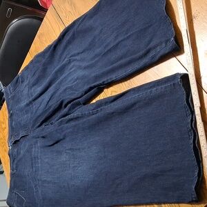 DEMOCRACY Womens Jeans 24W BLUE WIDE LEGS Denim AB SOLUTION Preowned